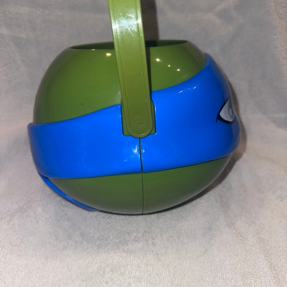 2015 Viacom Leonardo Teenage Mutant Ninja Turtles Easter Halloween Basket Bucket - Picture 2 of 6